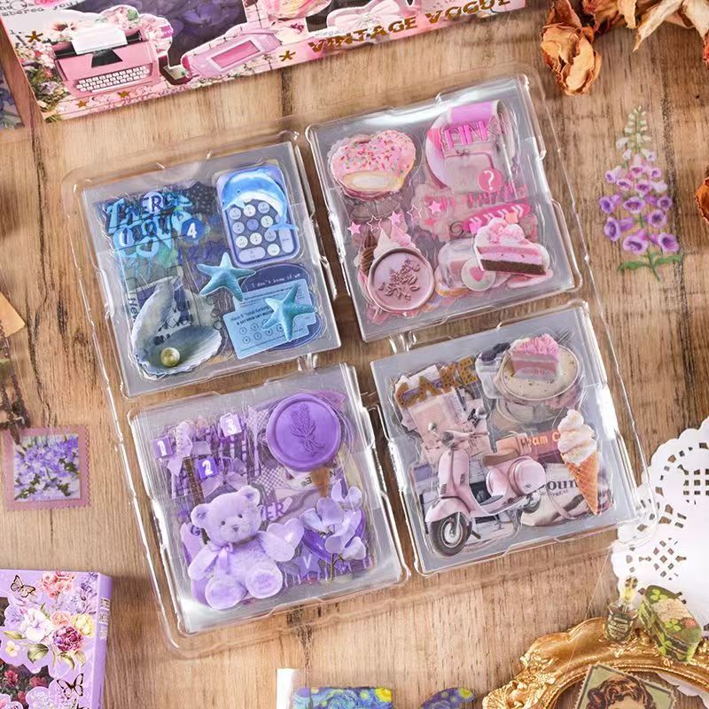 PET Washi Tape, 3D Embossed Stickers & ATC Sticker Bundle