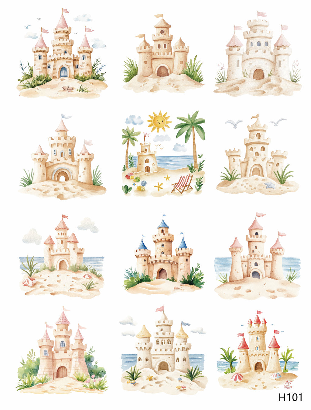 3D embossed stickers (A5 size, 15cm*20cm)