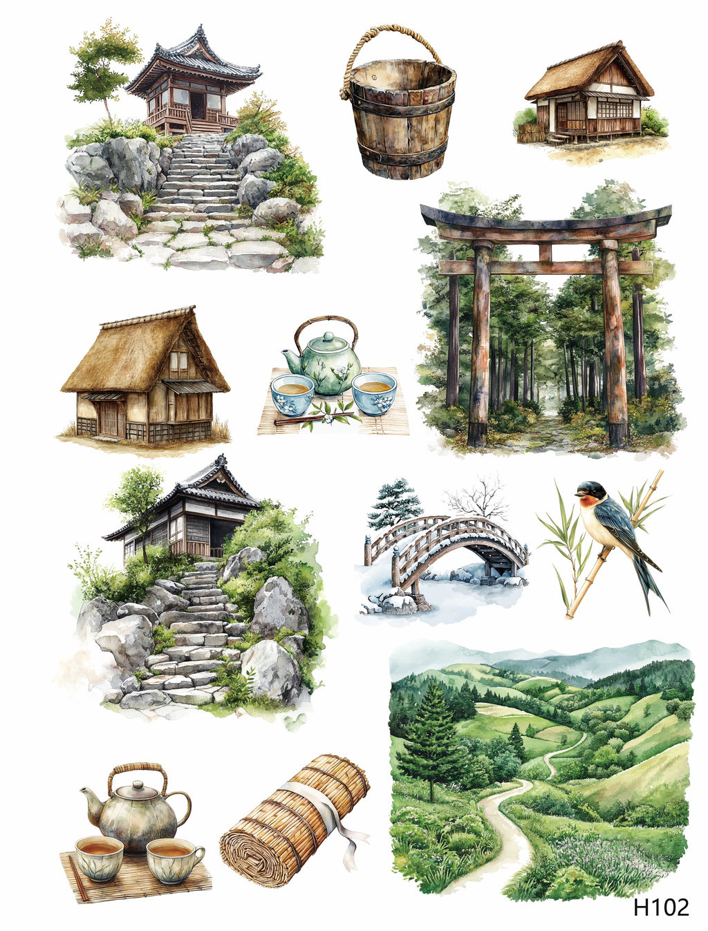 3D embossed stickers (A5 size, 15cm*20cm)