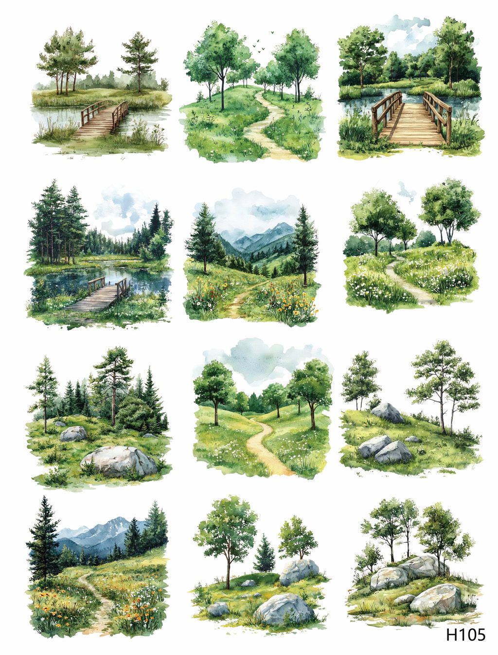 3D embossed stickers (A5 size, 15cm*20cm)