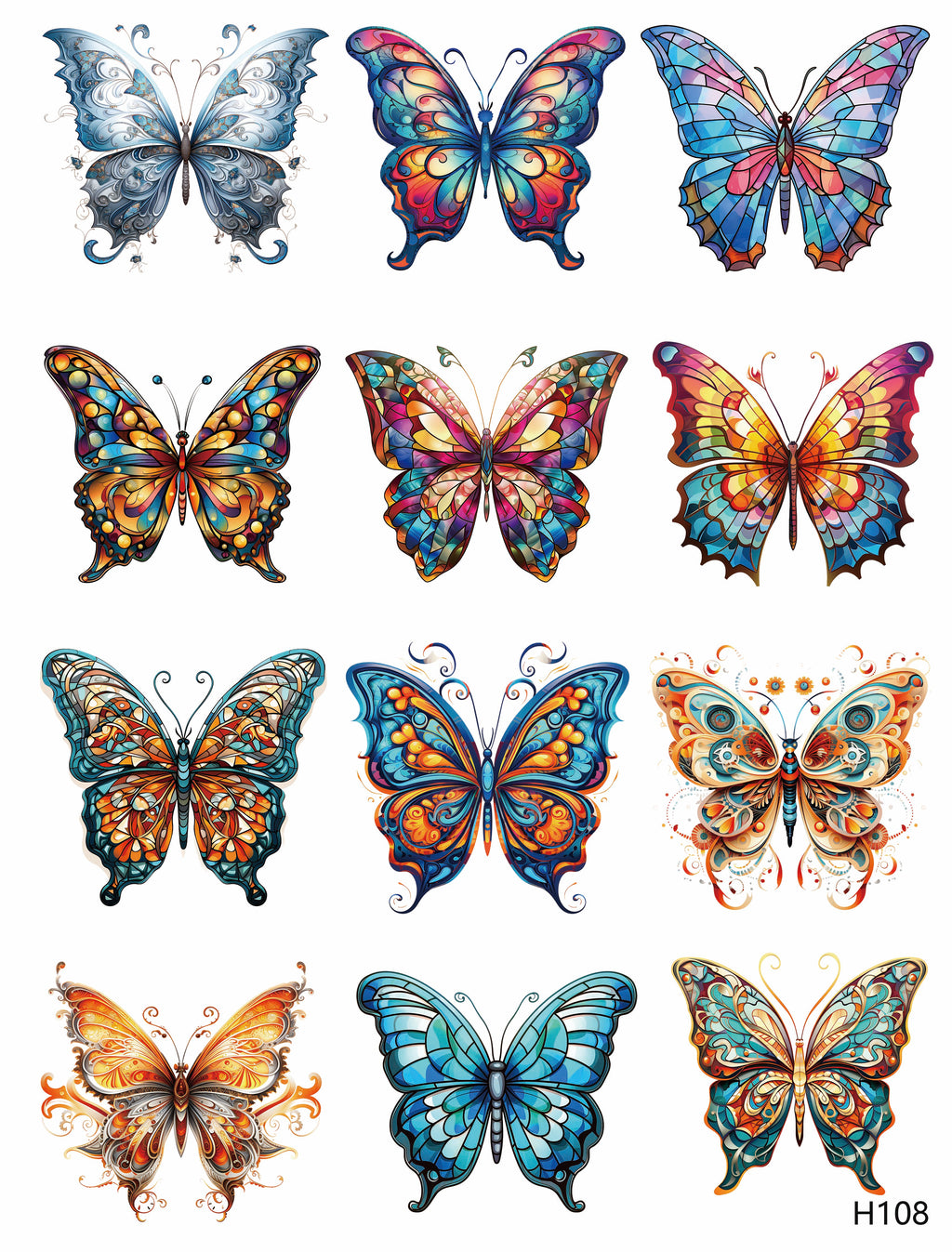 3D embossed stickers (A5 size, 15cm*20cm)