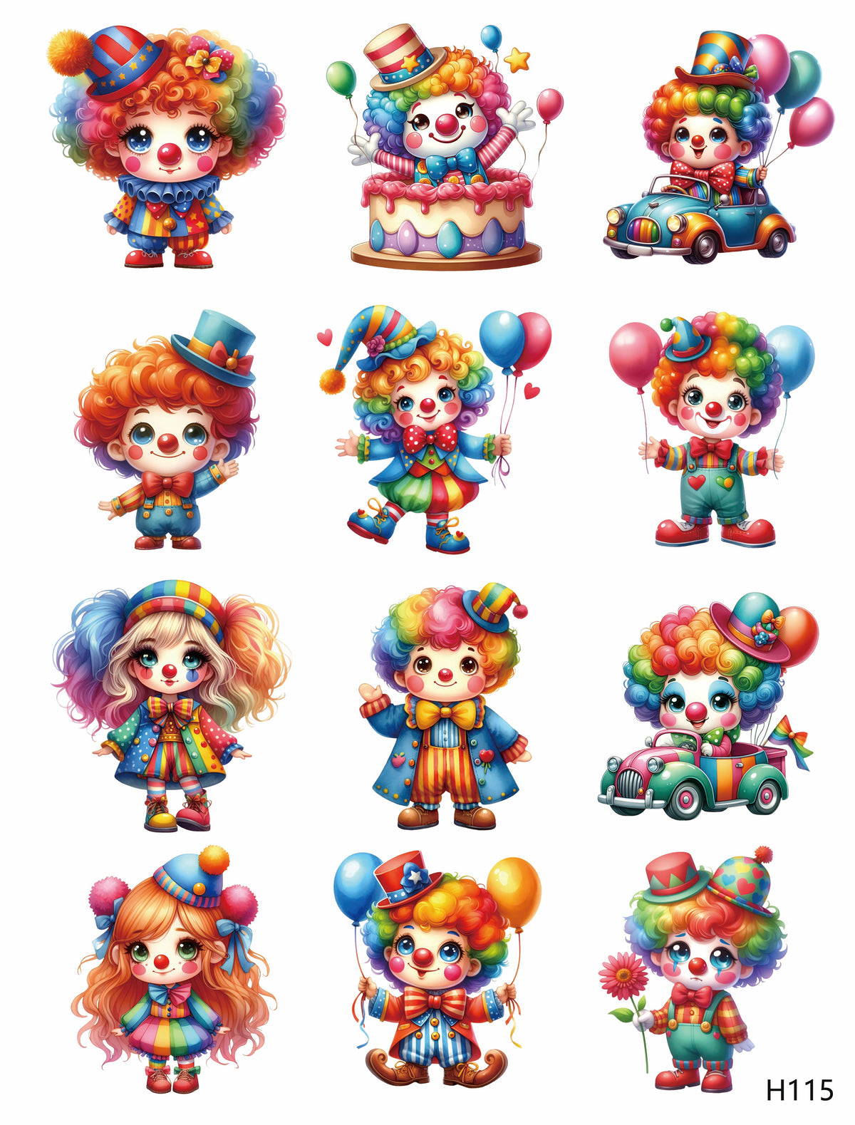 3D embossed stickers (A5 size, 15cm*20cm)