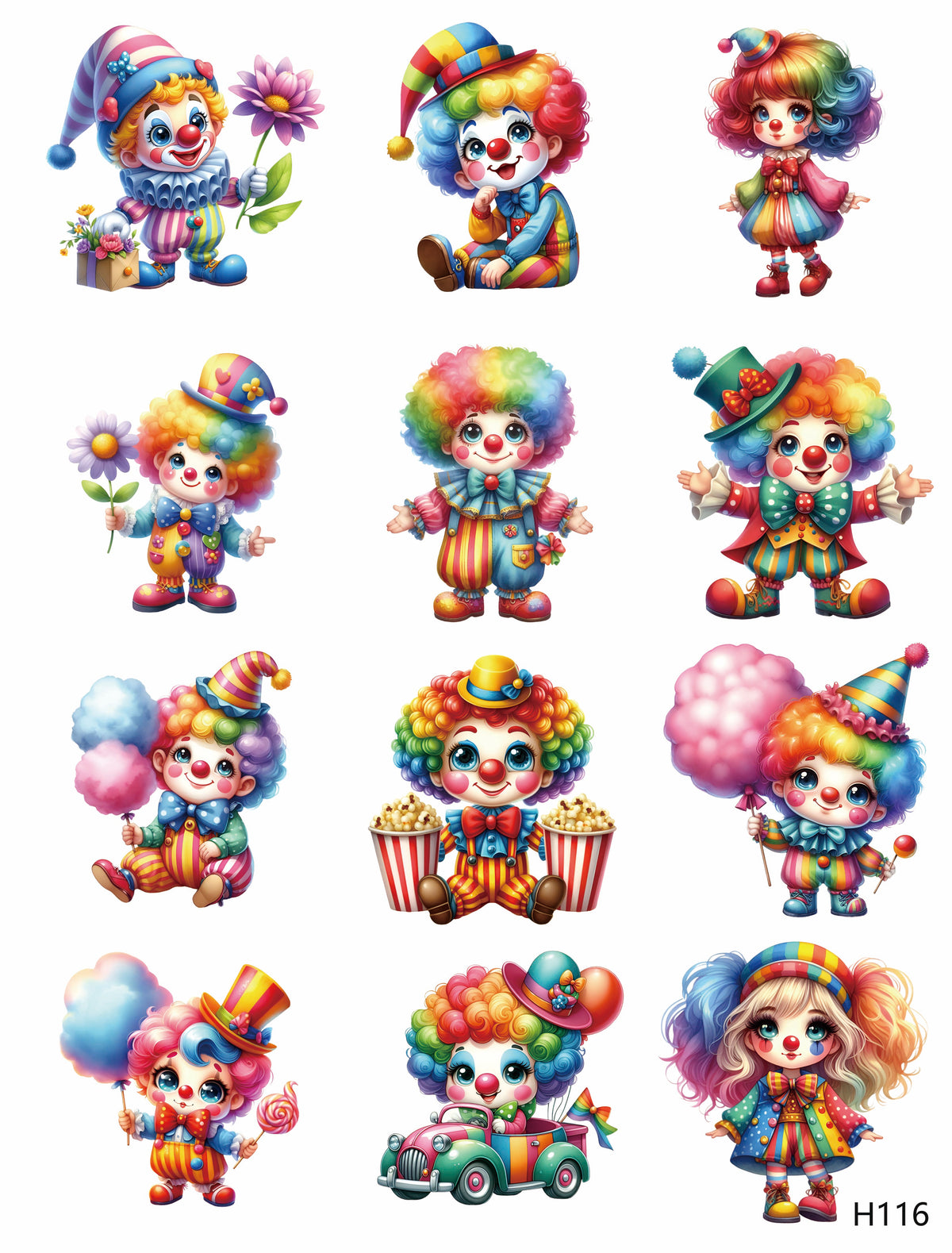 3D embossed stickers (A5 size, 15cm*20cm)