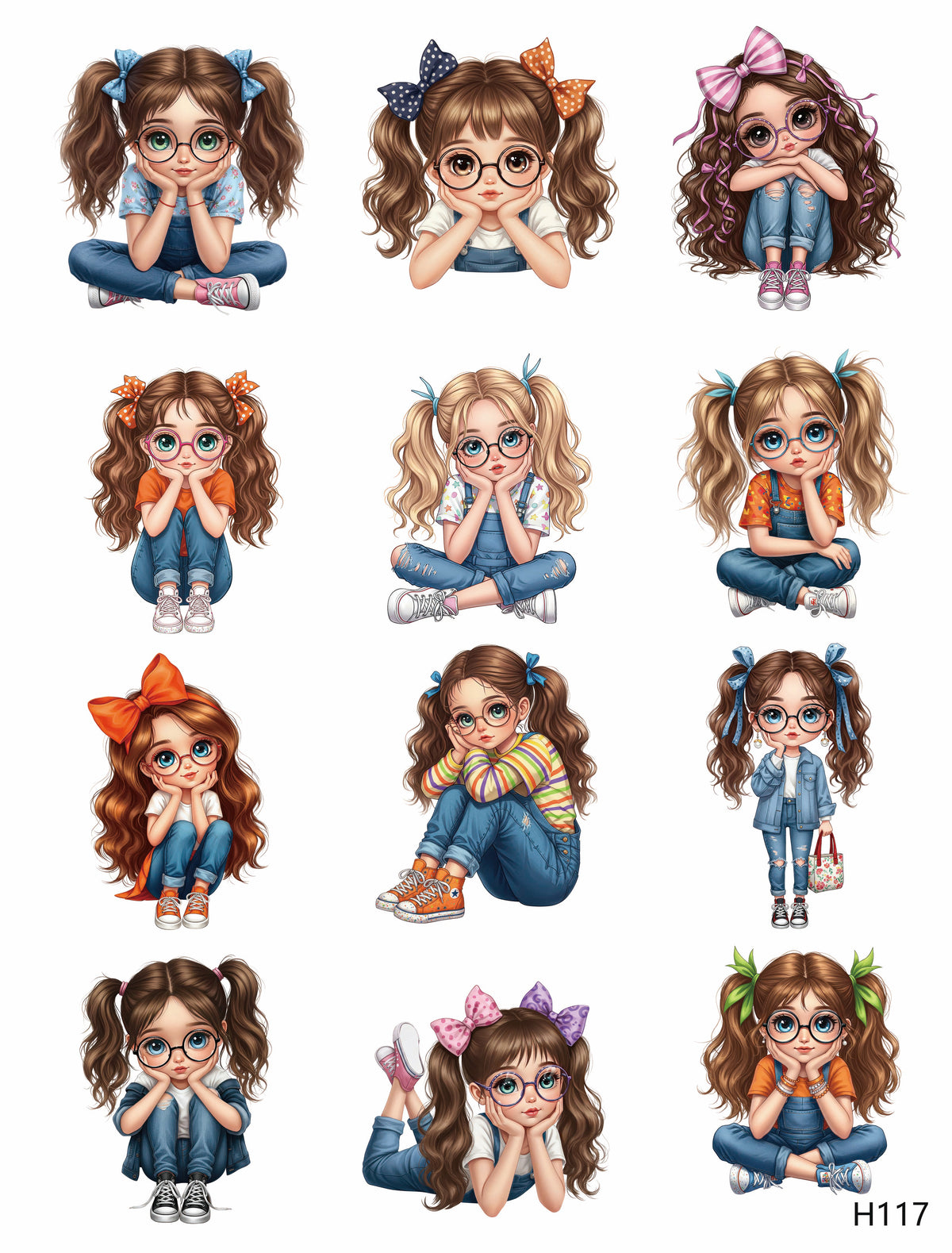 3D embossed stickers (A5 size, 15cm*20cm)