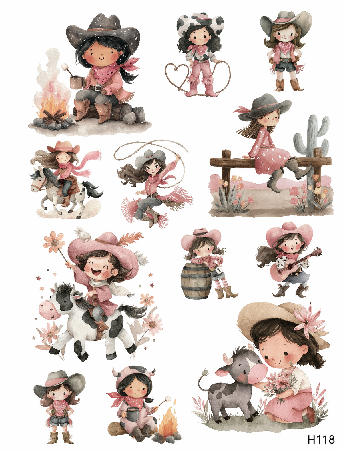 3D embossed stickers (A5 size, 15cm*20cm)