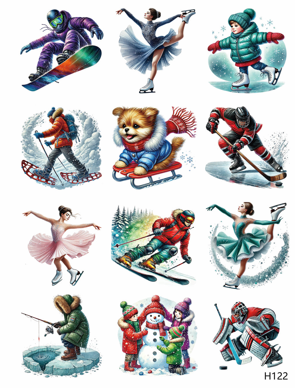 3D embossed stickers (A5 size, 15cm*20cm)