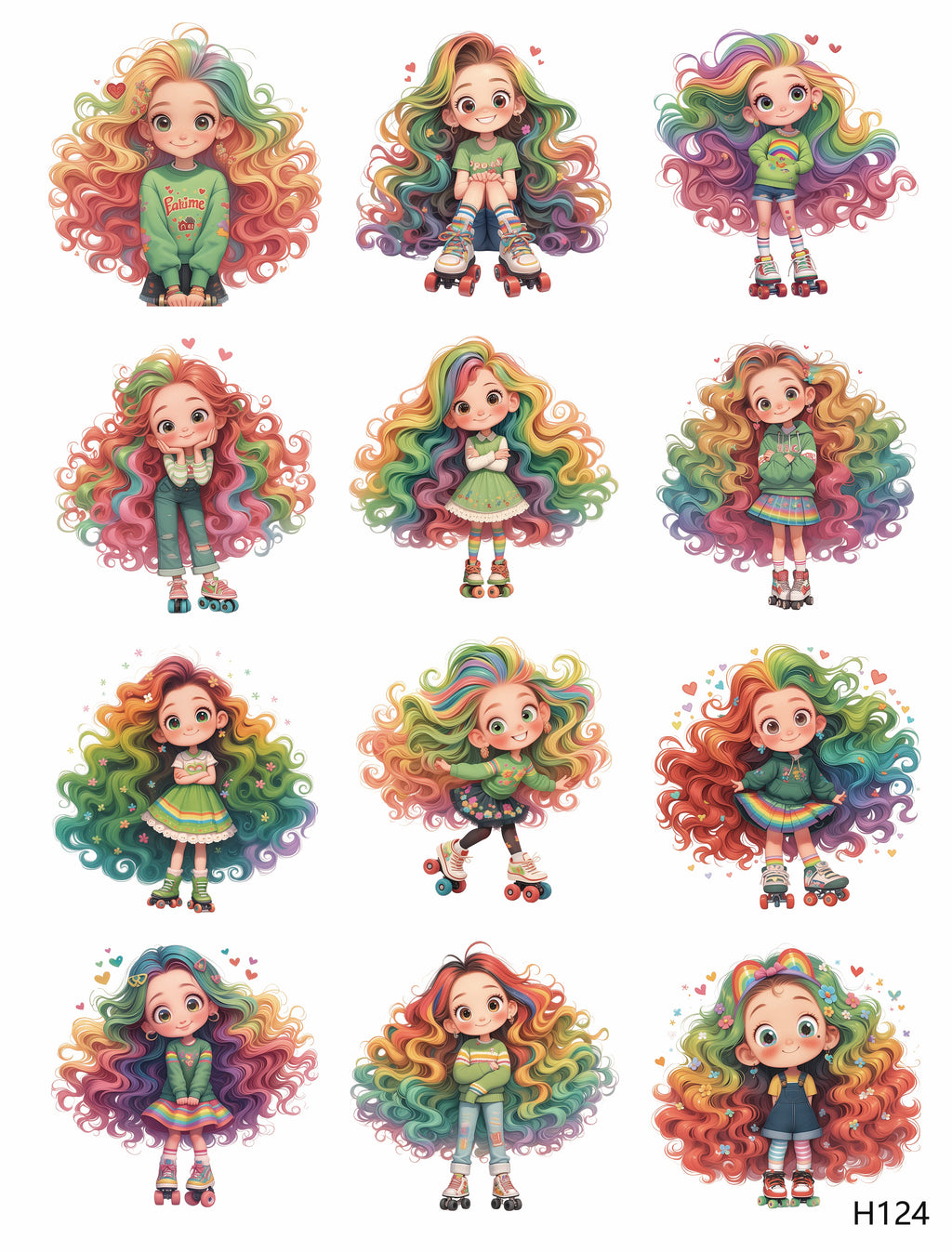 3D embossed stickers (A5 size, 15cm*20cm)