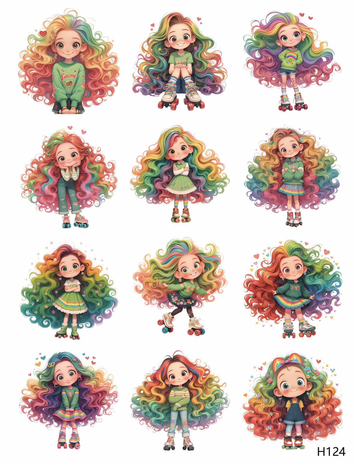3D embossed stickers (A5 size, 15cm*20cm)