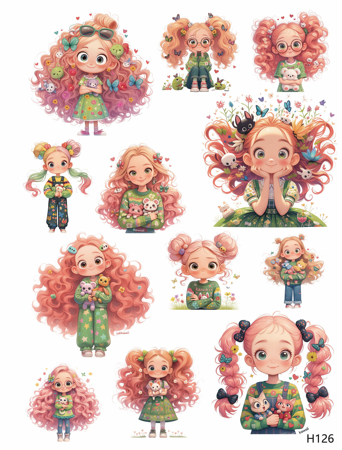3D embossed stickers (A5 size, 15cm*20cm)