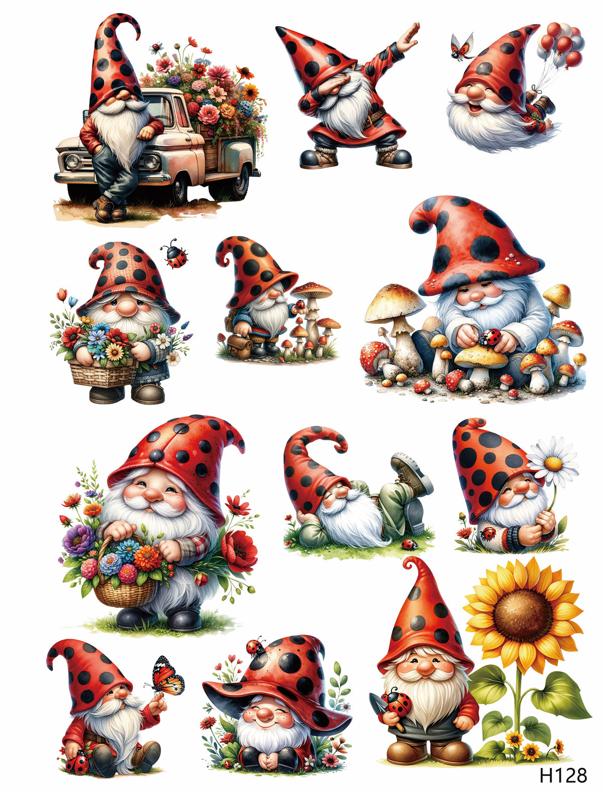 3D embossed stickers (A5 size, 15cm*20cm)