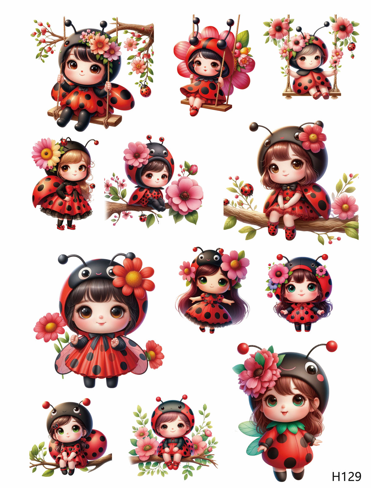 3D embossed stickers (A5 size, 15cm*20cm)