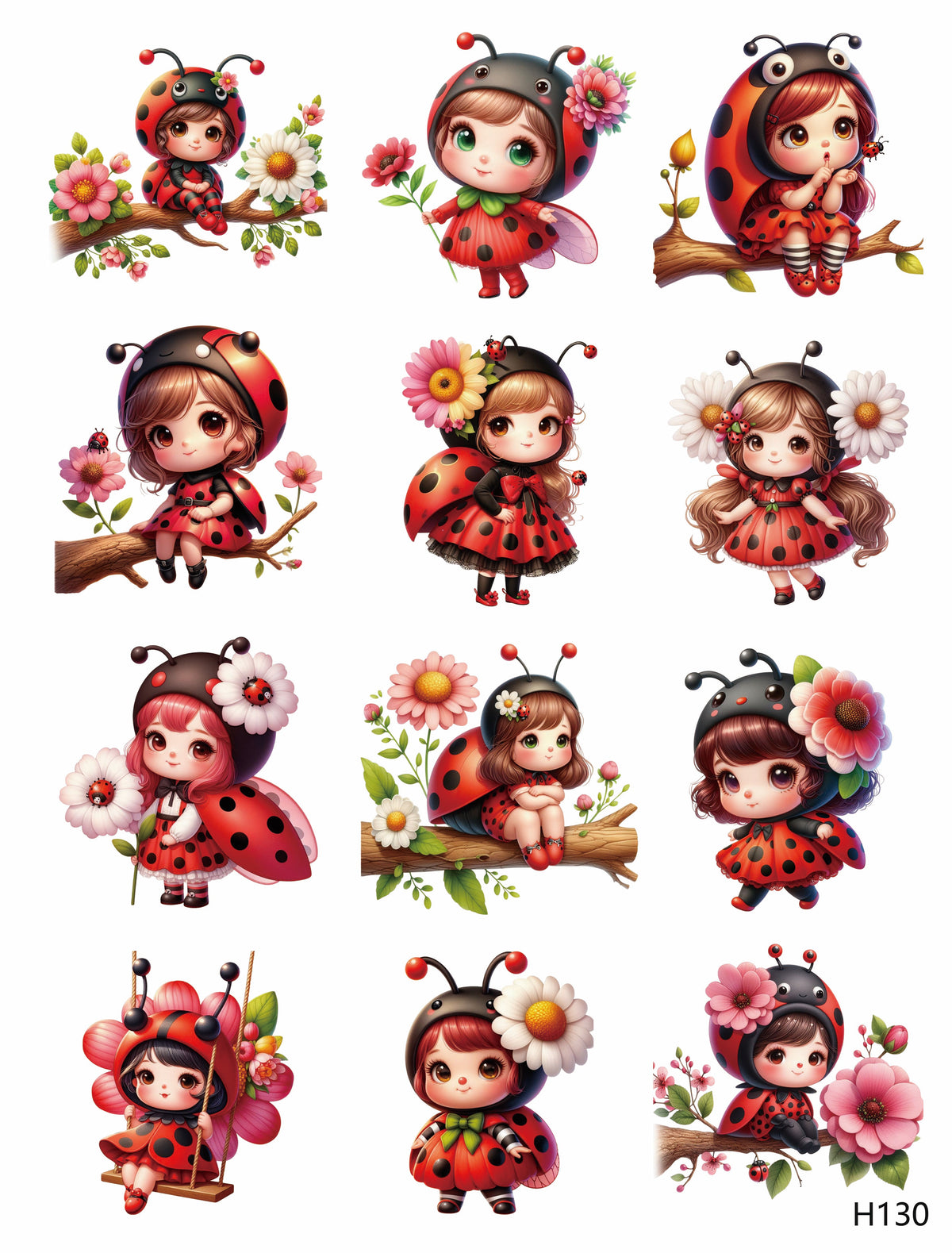 3D embossed stickers (A5 size, 15cm*20cm)