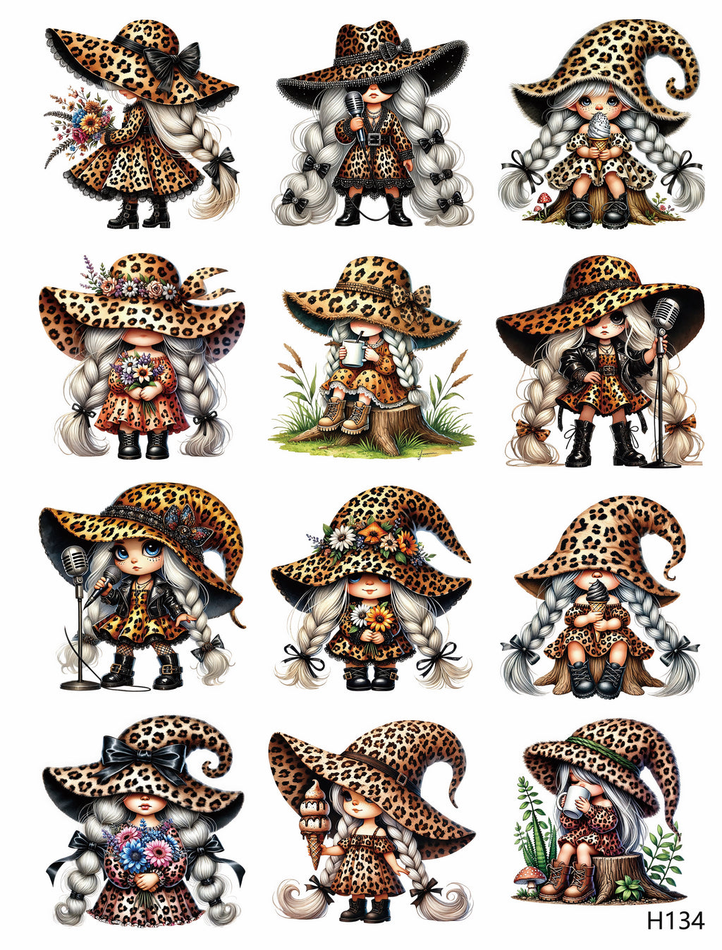 3D embossed stickers (A5 size, 15cm*20cm)
