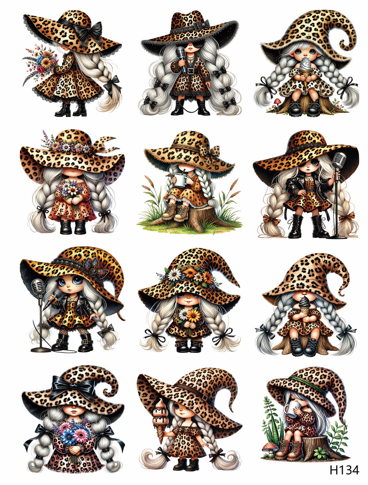3D embossed stickers (A5 size, 15cm*20cm)