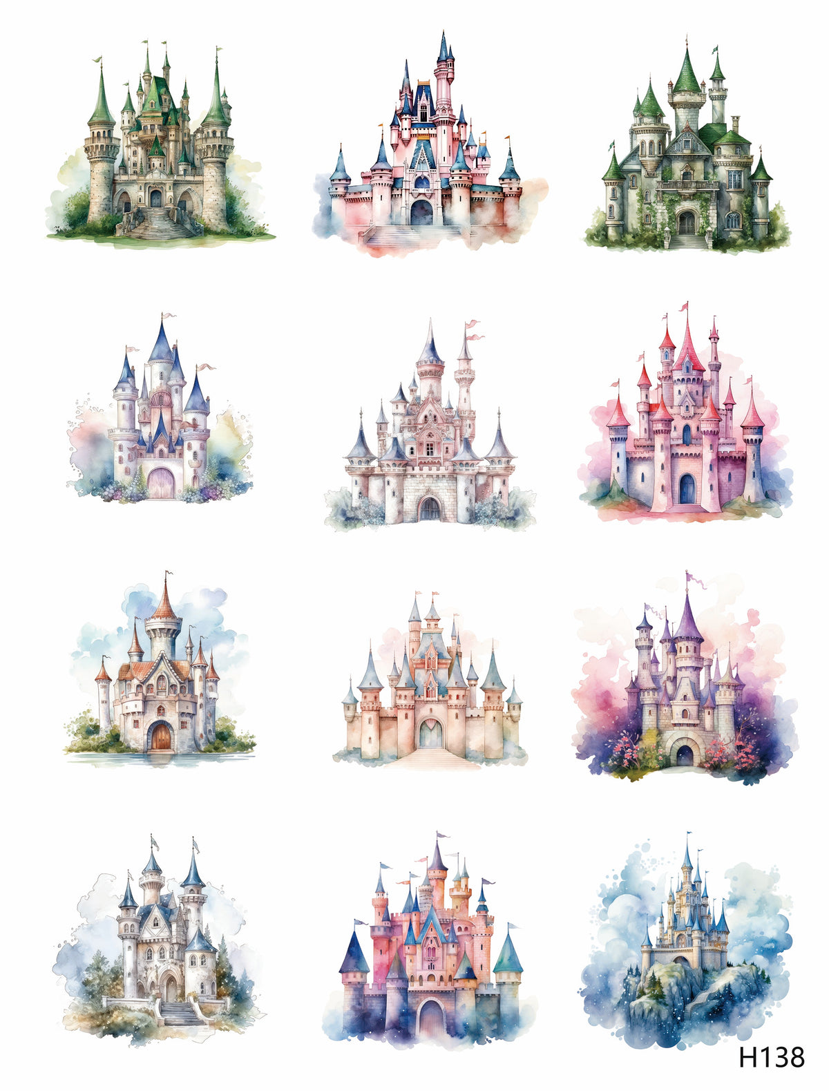 3D embossed stickers (A5 size, 15cm*20cm)
