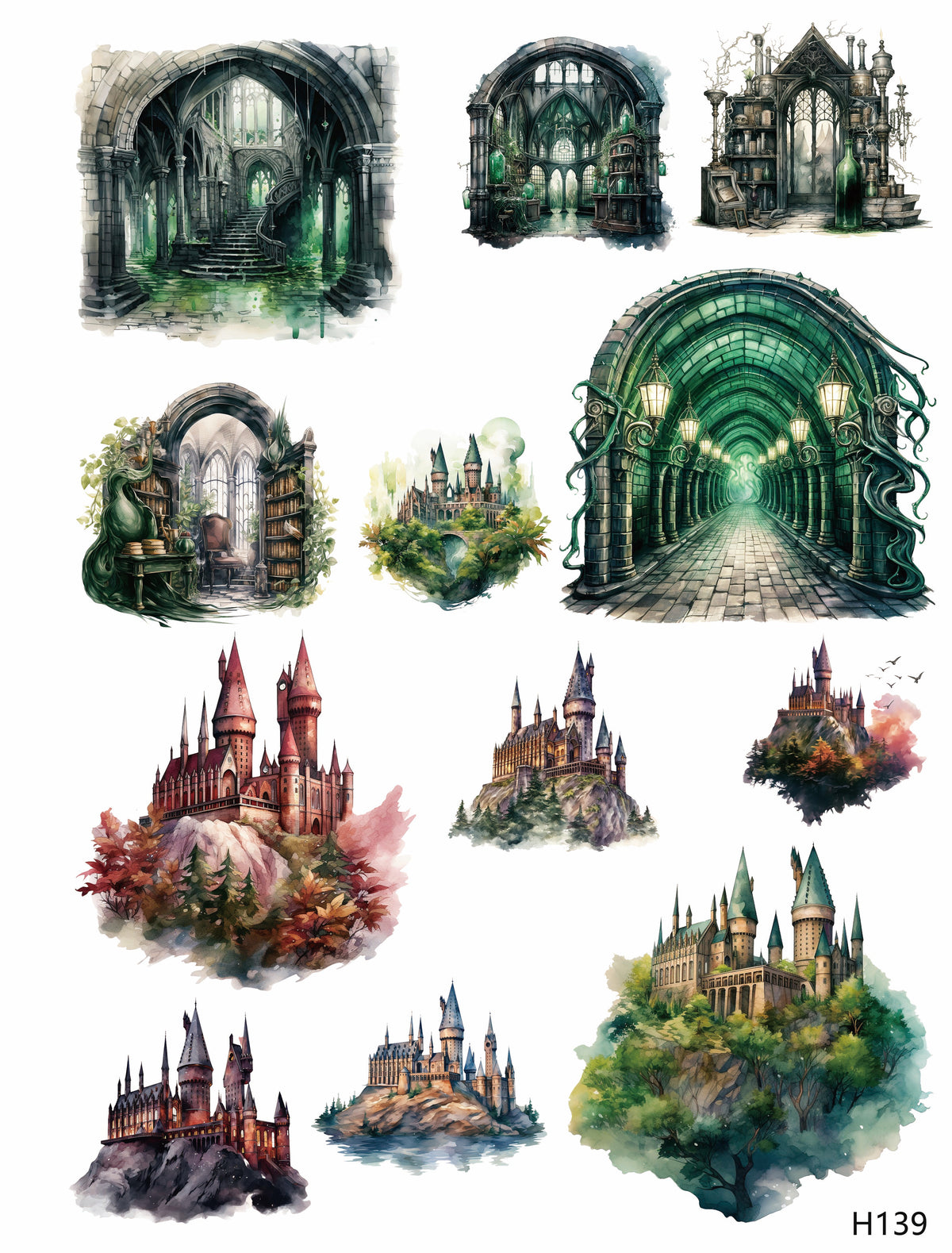 3D embossed stickers (A5 size, 15cm*20cm)