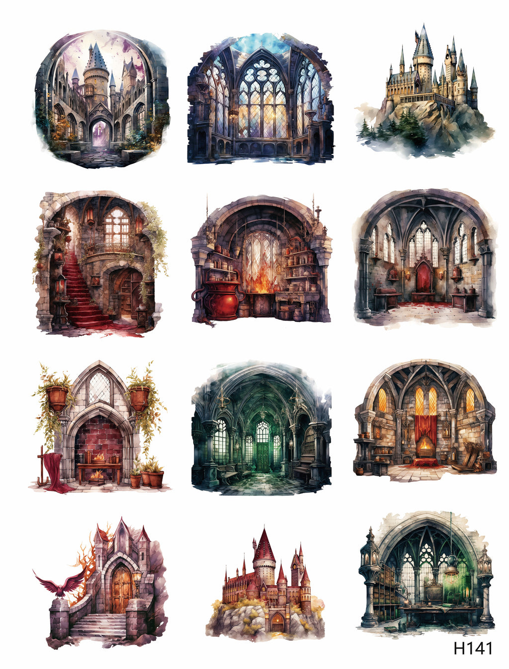 3D embossed stickers (A5 size, 15cm*20cm)