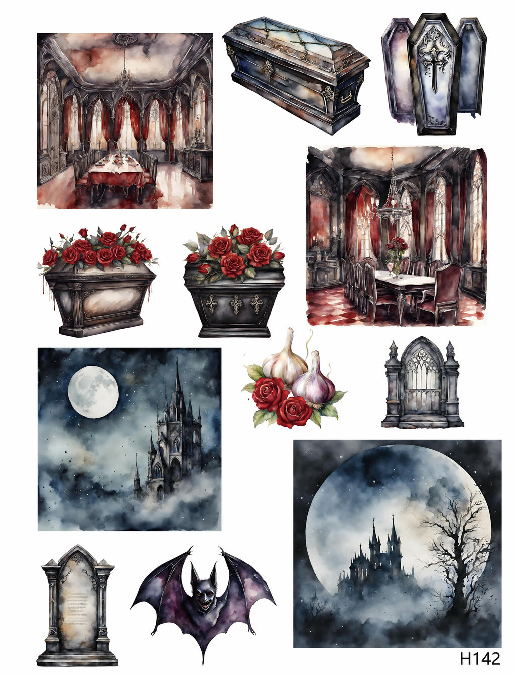 3D embossed stickers (A5 size, 15cm*20cm)
