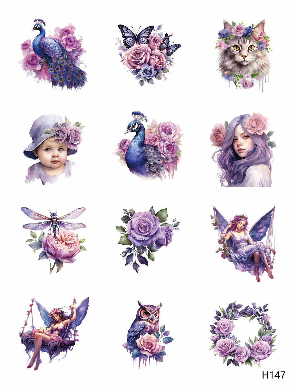 3D embossed stickers (A5 size, 15cm*20cm)