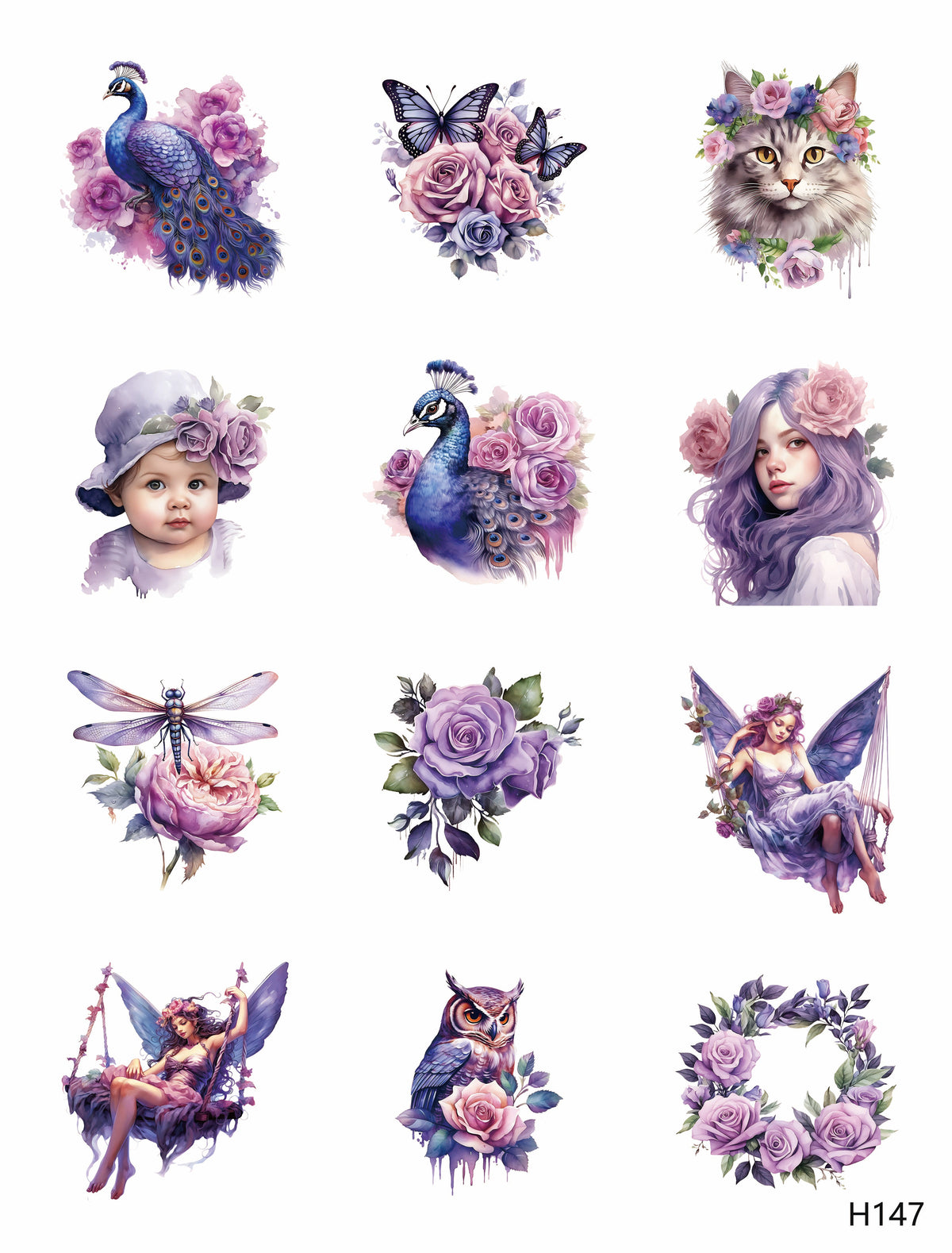 3D embossed stickers (A5 size, 15cm*20cm)