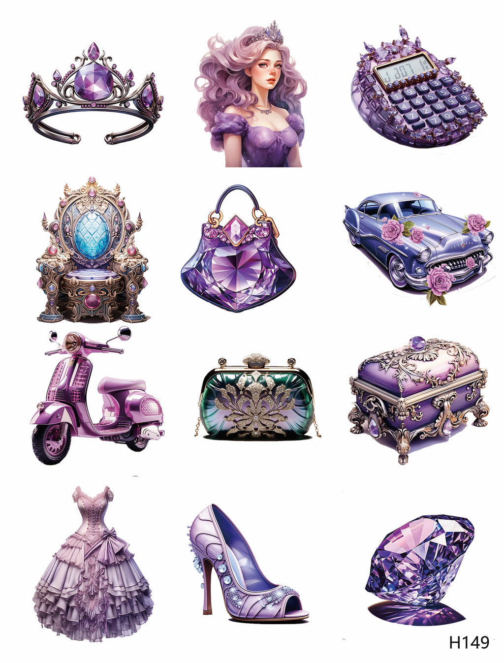 3D embossed stickers (A5 size, 15cm*20cm)