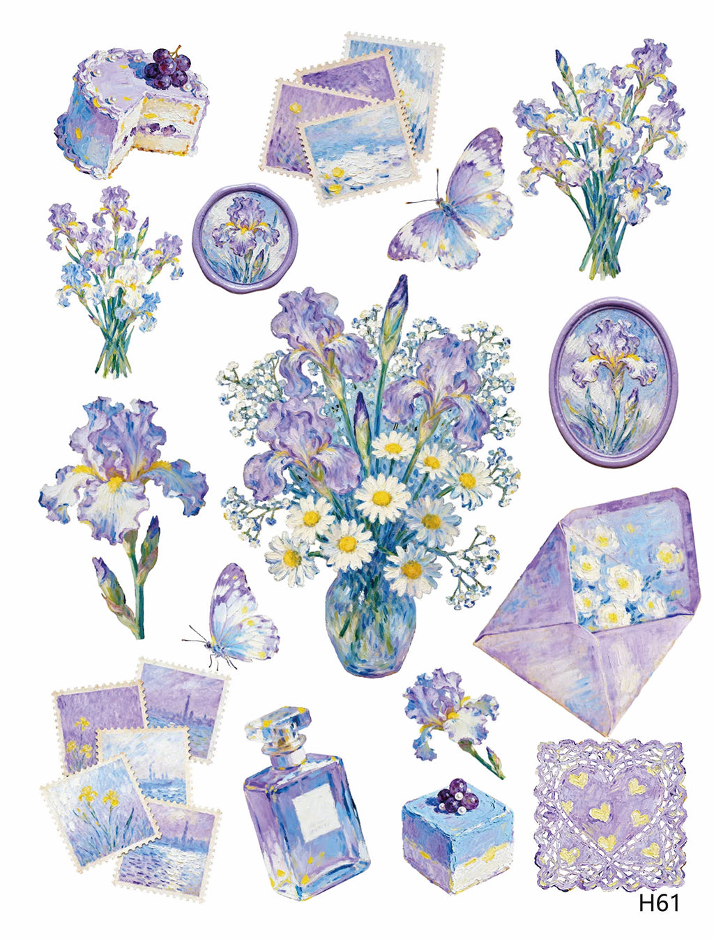 3D embossed stickers (A5 size, 15cm*20cm)