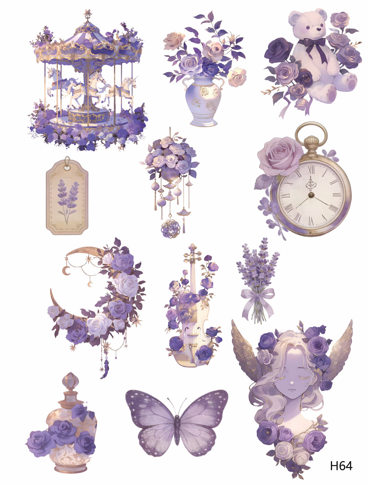 3D embossed stickers (A5 size, 15cm*20cm)