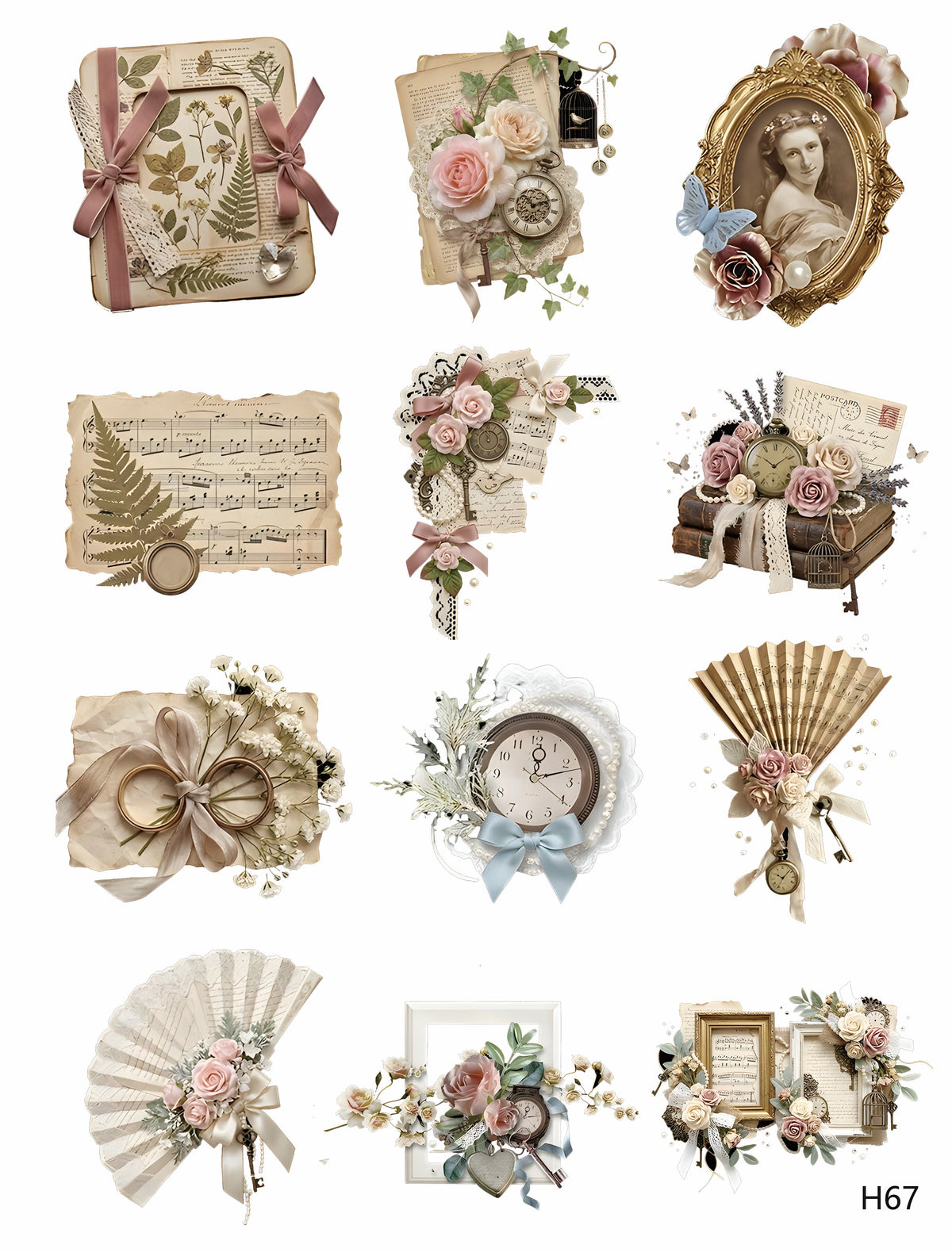 3D embossed stickers (A5 size, 15cm*20cm)