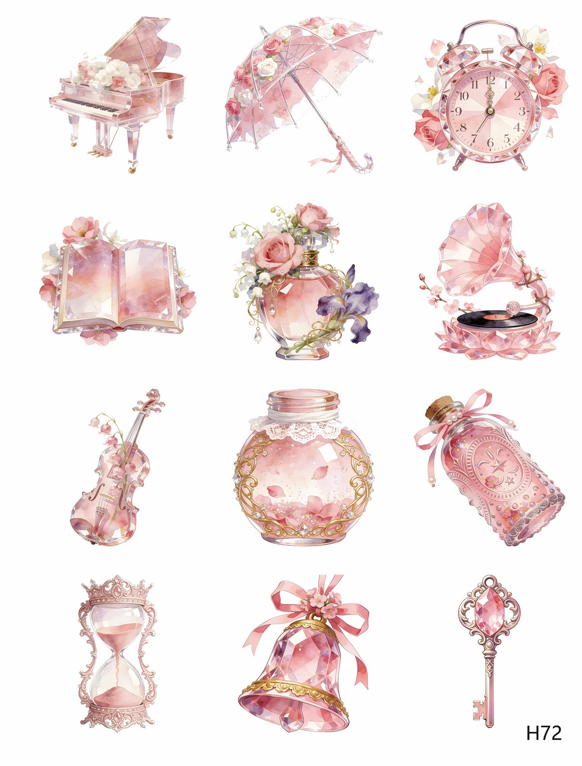3D embossed stickers (A5 size, 15cm*20cm)