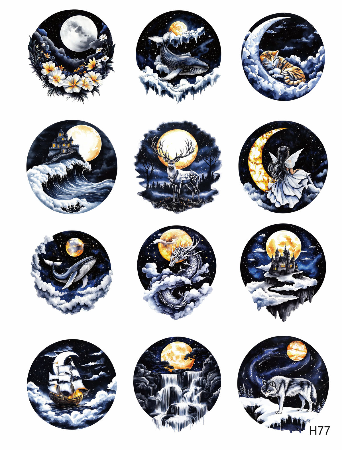 3D embossed stickers (A5 size, 15cm*20cm)