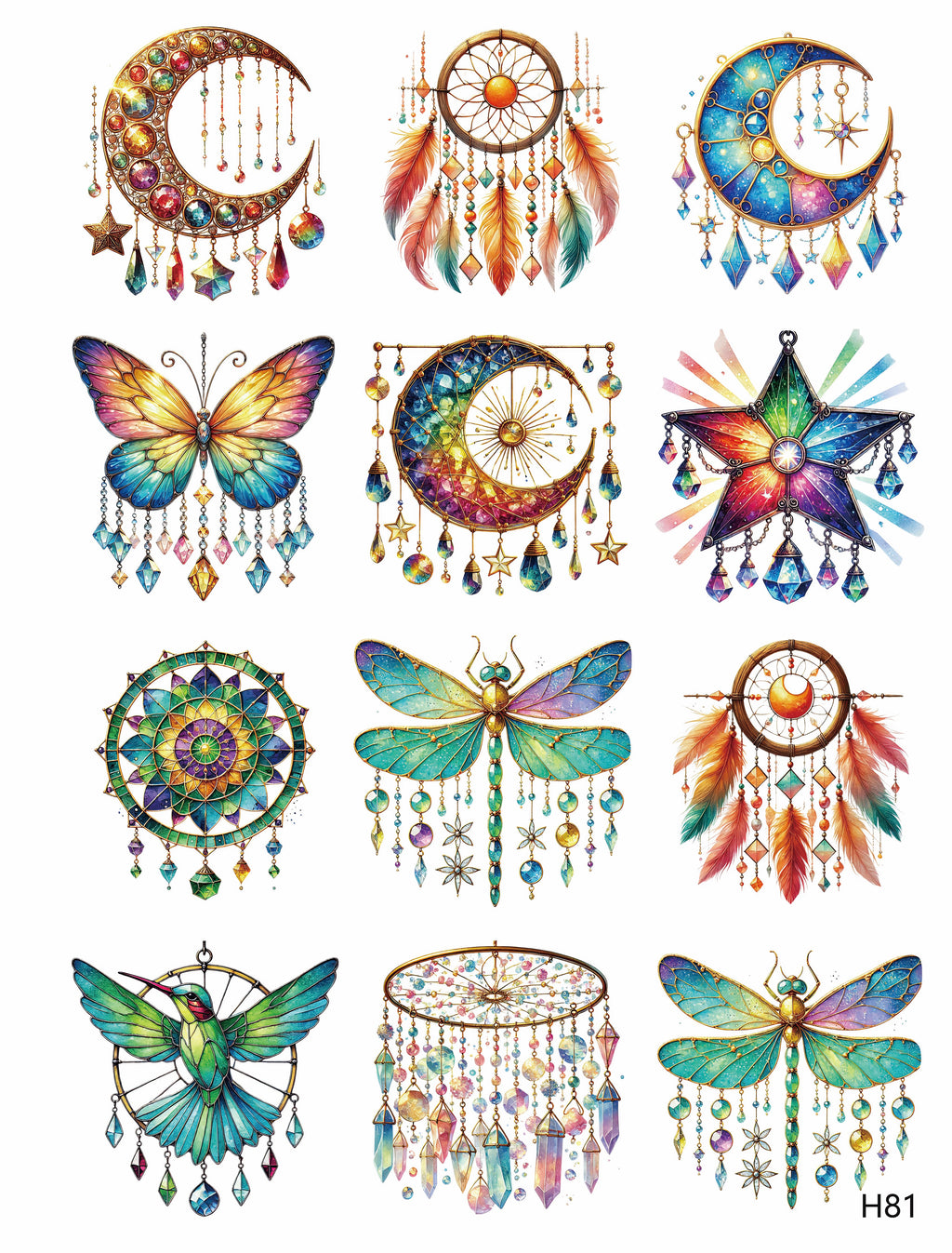 3D embossed stickers (A5 size, 15cm*20cm)