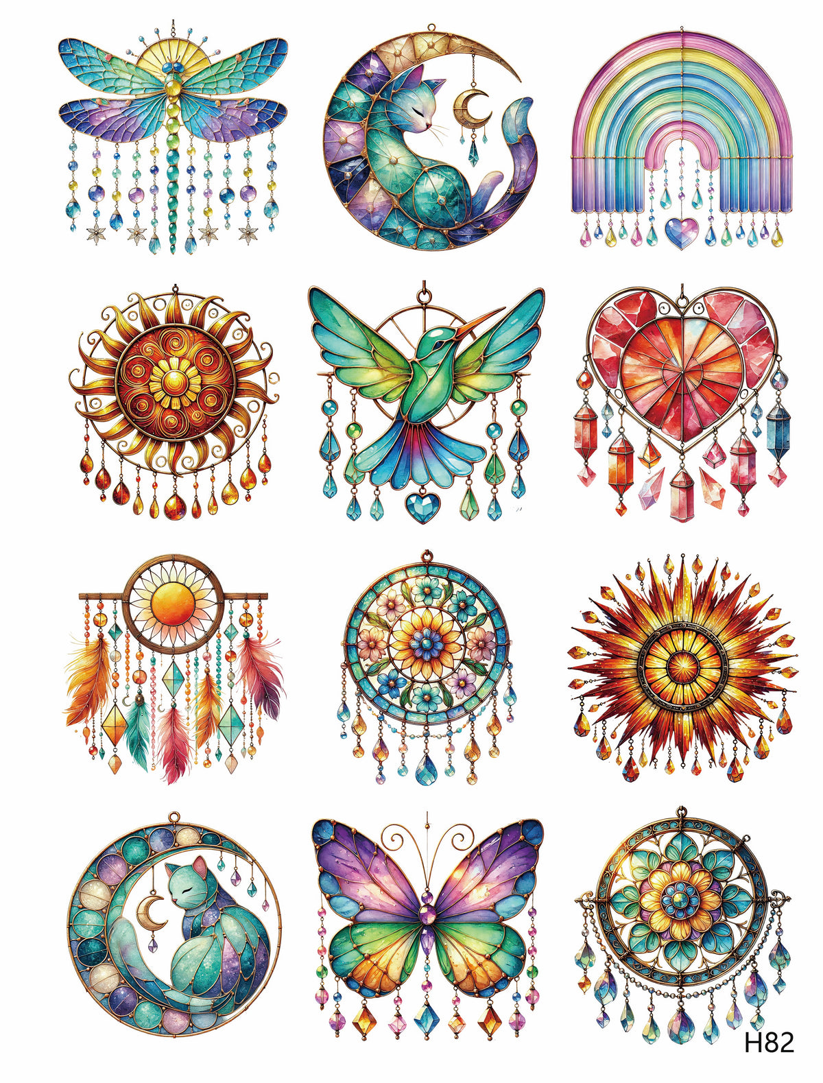 3D embossed stickers (A5 size, 15cm*20cm)