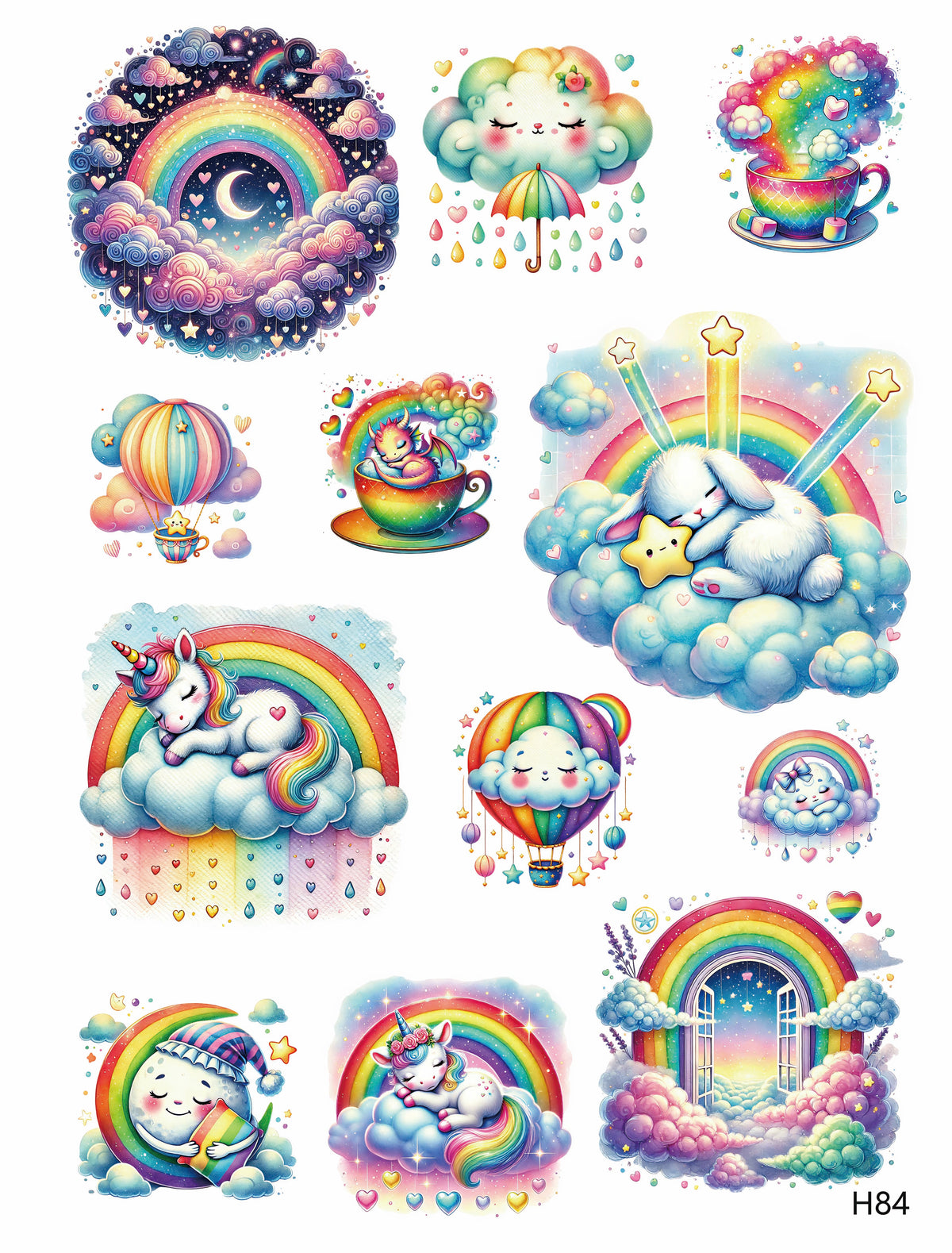 3D embossed stickers (A5 size, 15cm*20cm)