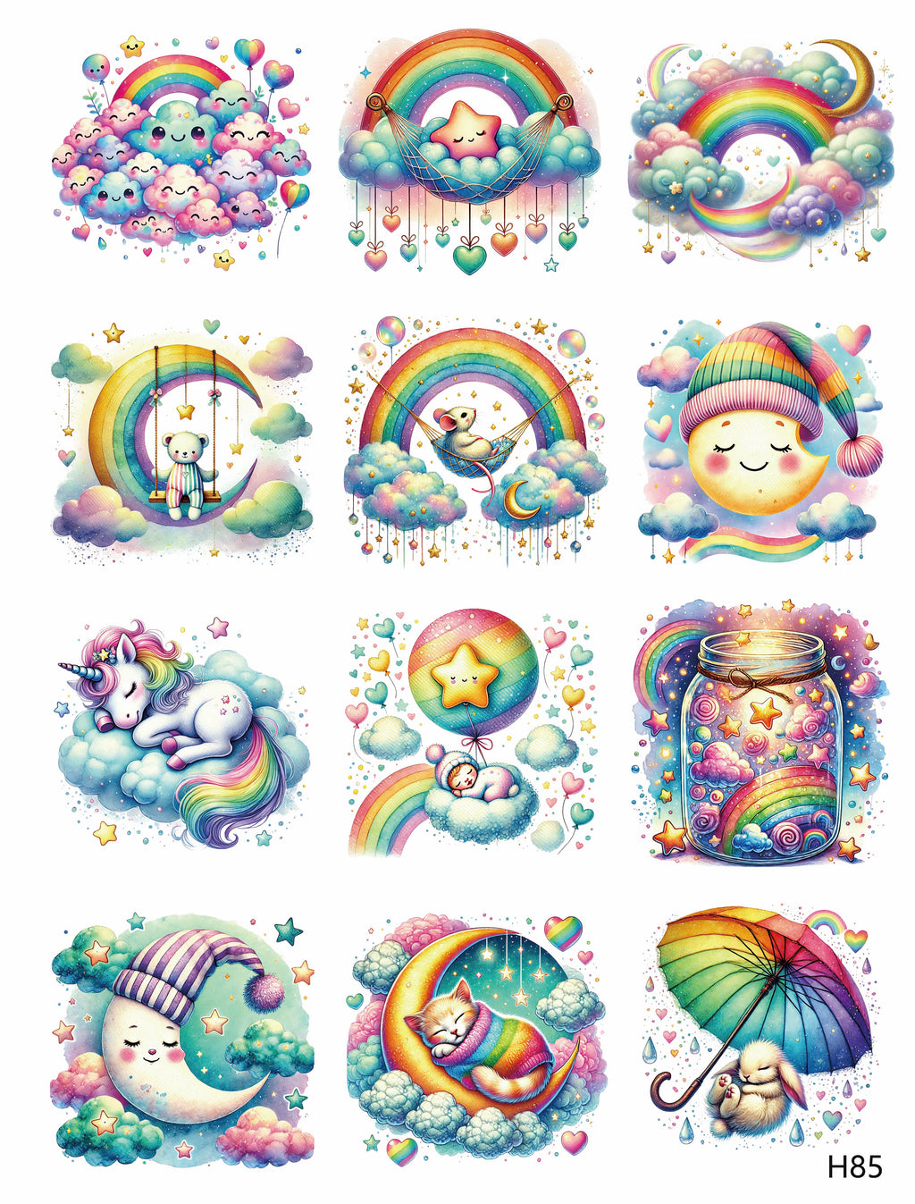3D embossed stickers (A5 size, 15cm*20cm)
