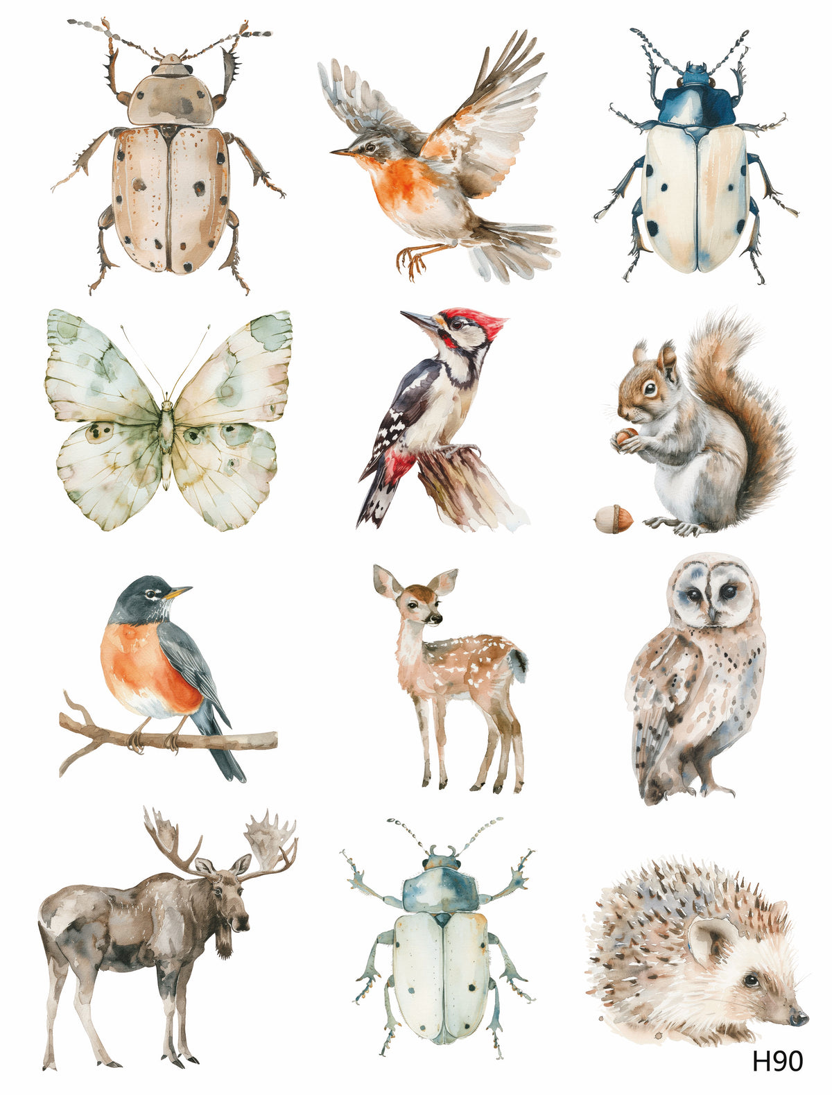 3D embossed stickers (A5 size, 15cm*20cm)