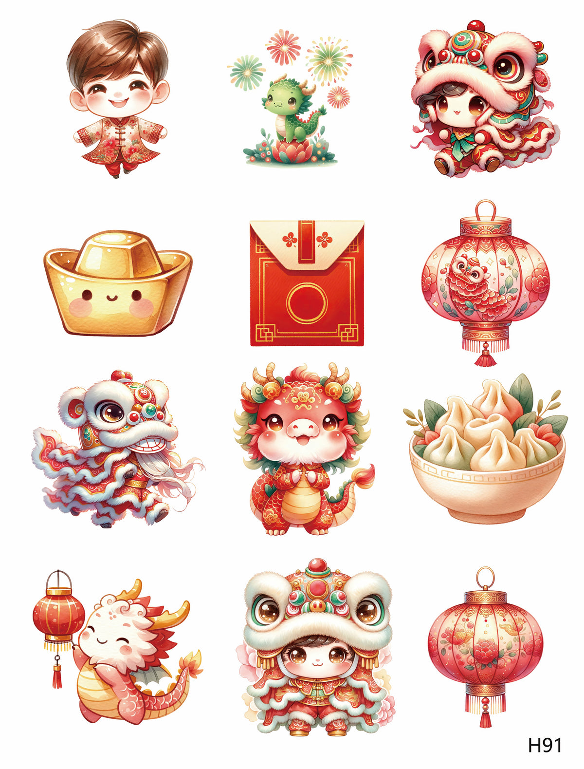 3D embossed stickers (A5 size, 15cm*20cm)