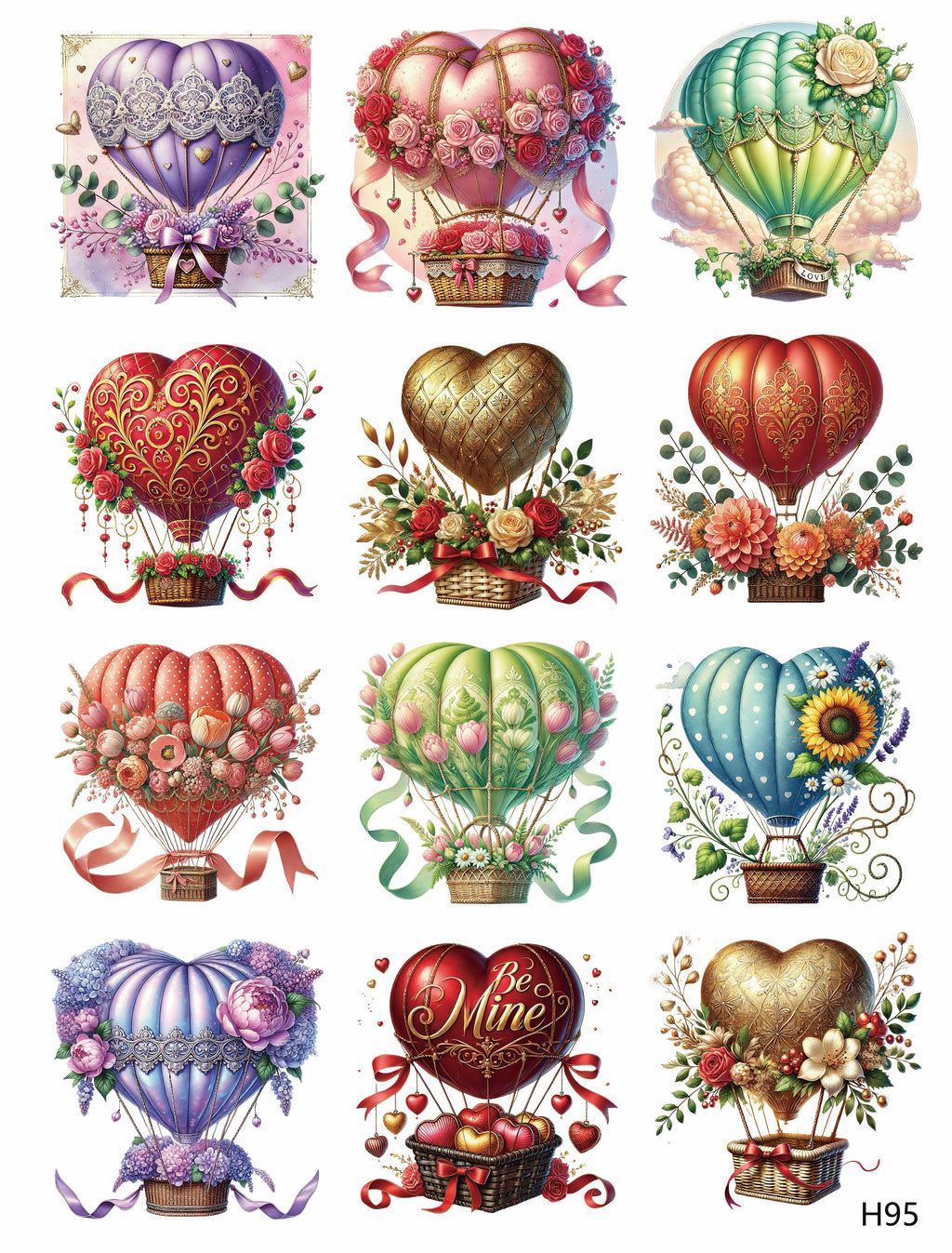 3D embossed stickers (A5 size, 15cm*20cm)
