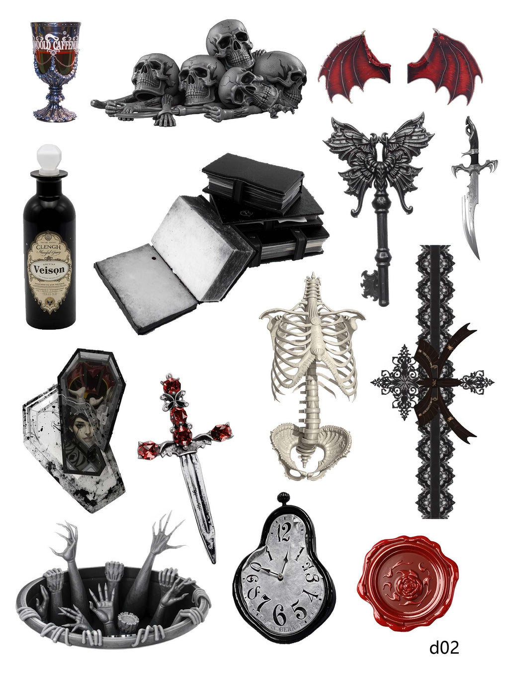 3D embossed stickers (A5 size, 15cm*20cm)