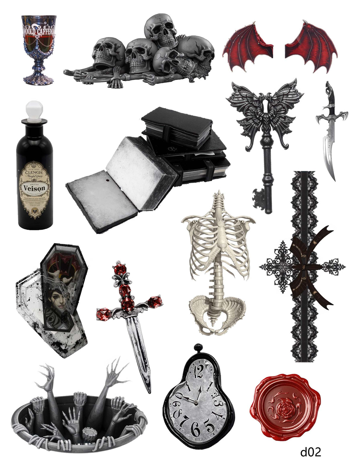 3D embossed stickers (A5 size, 15cm*20cm)