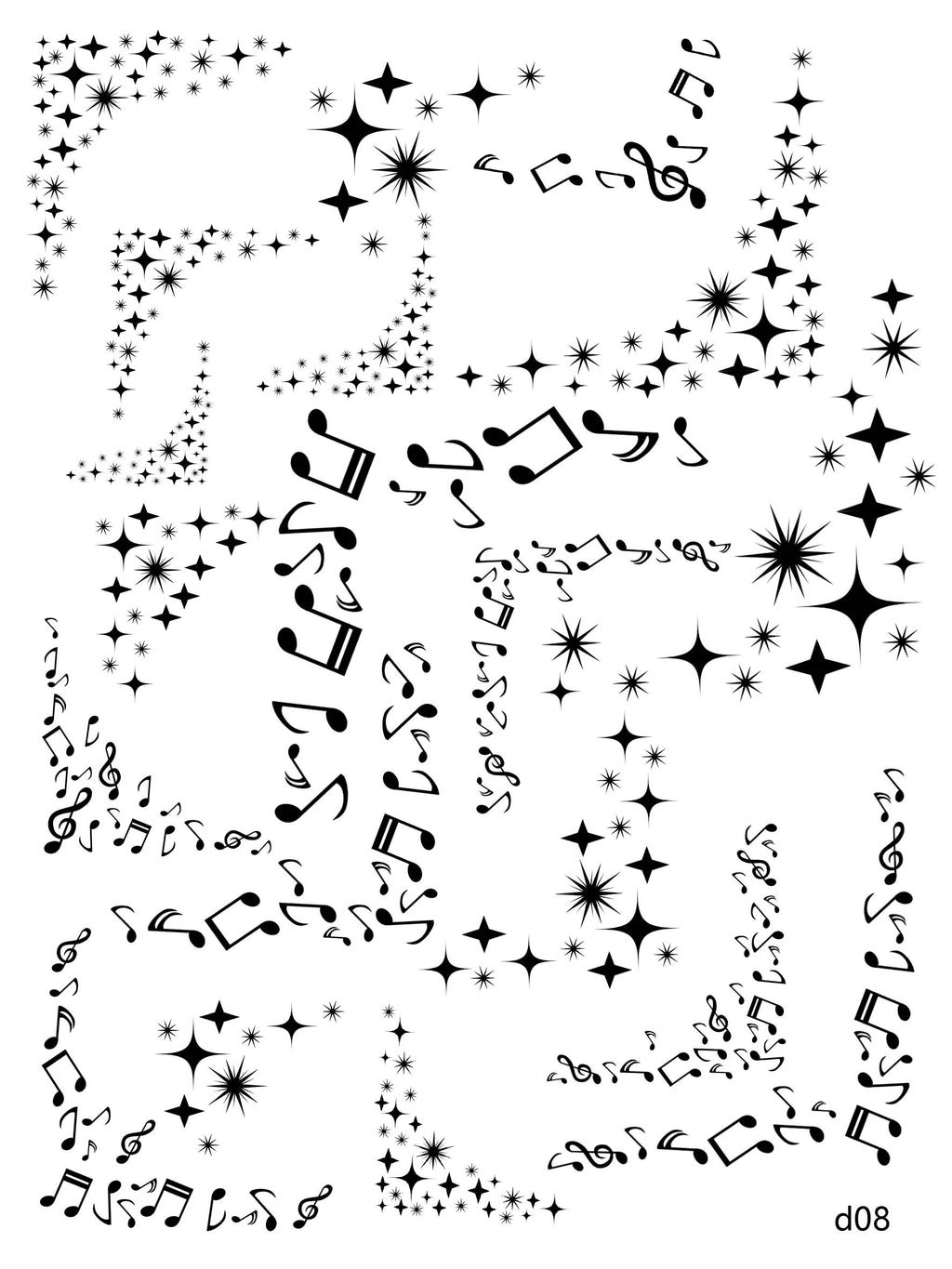 3D embossed stickers (A5 size, 15cm*20cm)