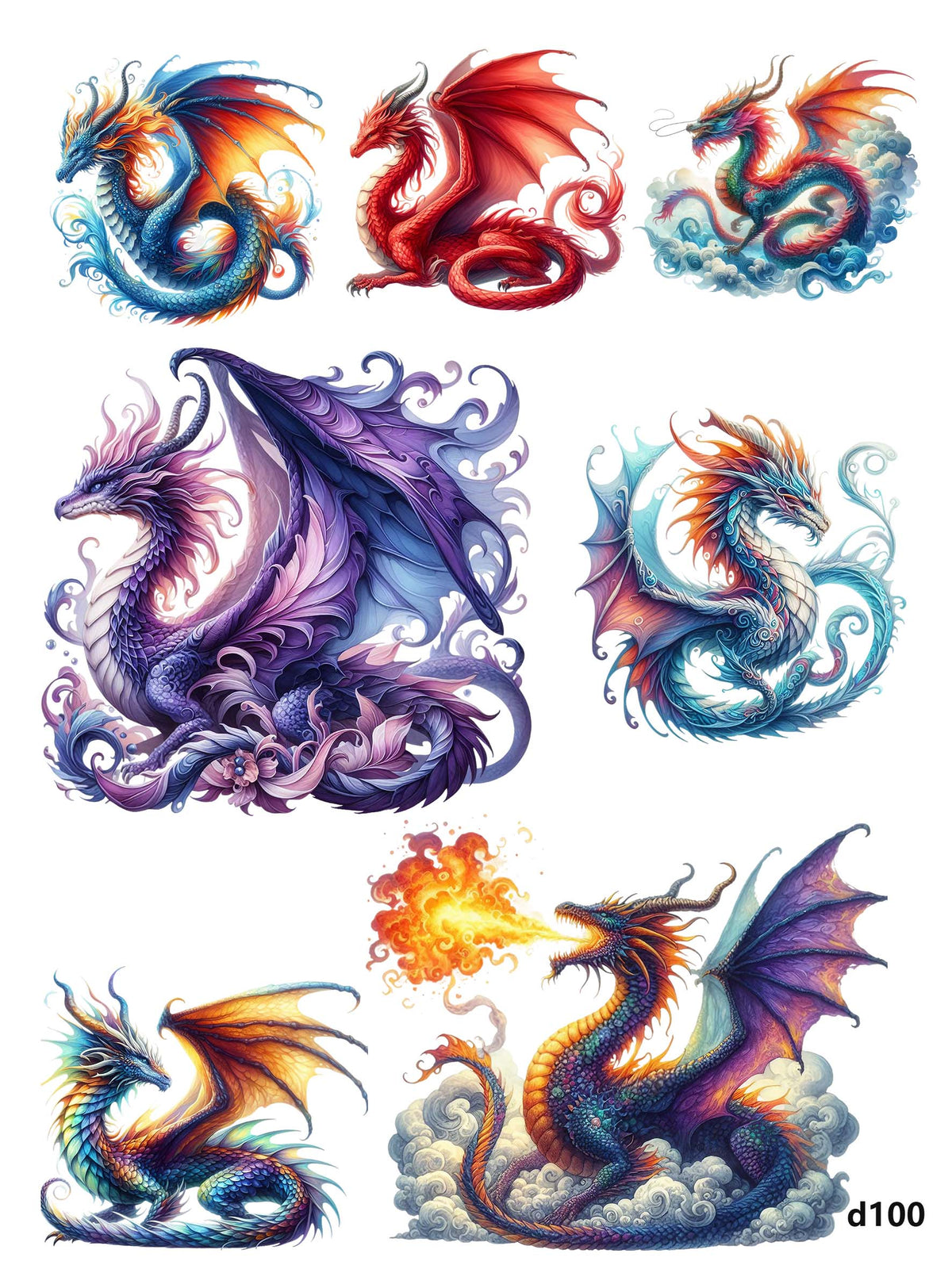 3D embossed stickers (A5 size, 15cm*20cm)