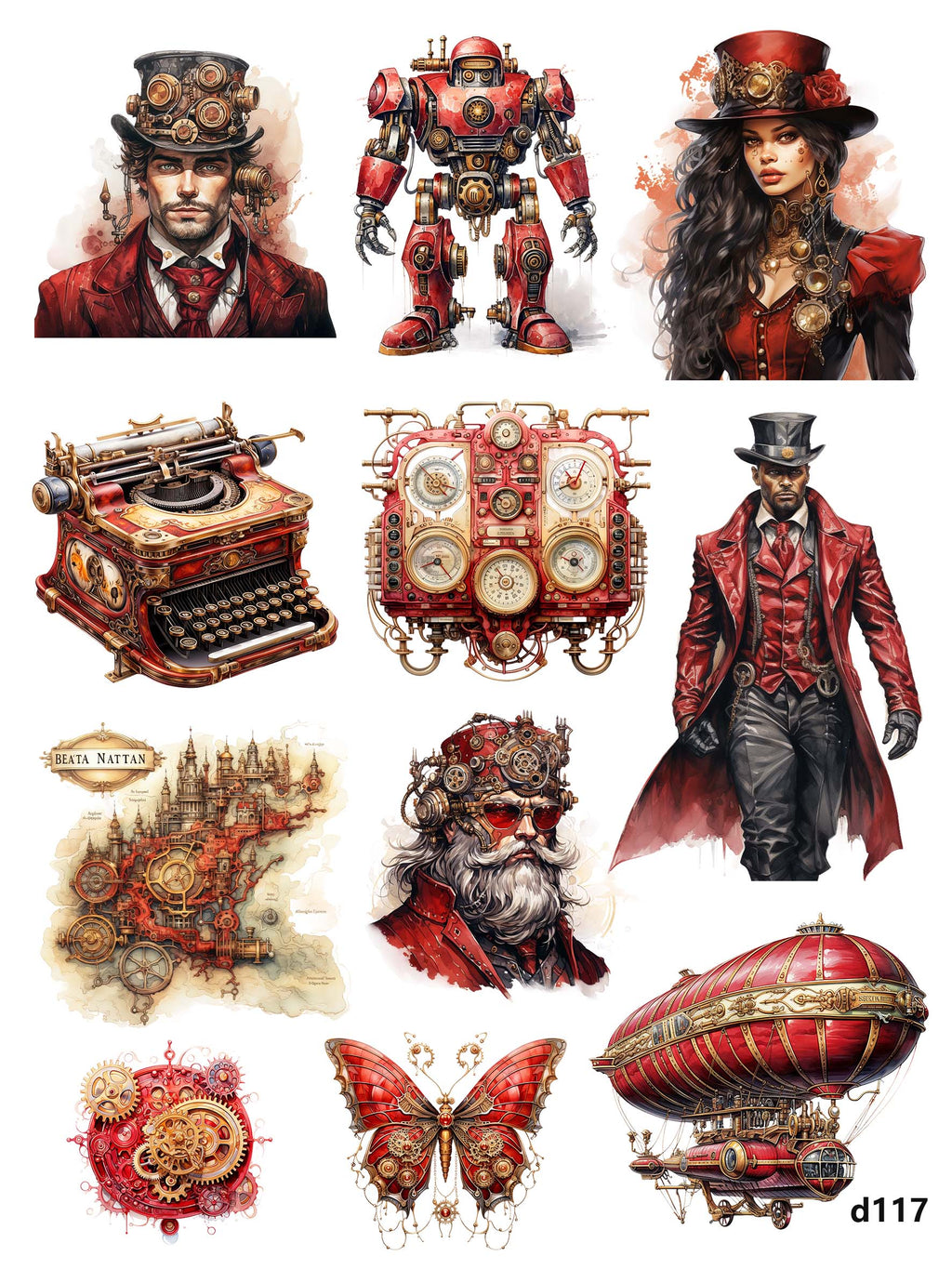 3D embossed stickers (A5 size, 15cm*20cm)