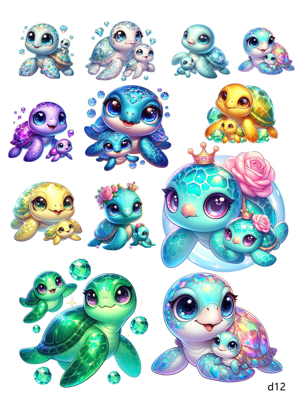 3D embossed stickers (A5 size, 15cm*20cm)