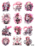 3D embossed stickers (A5 size, 15cm*20cm)