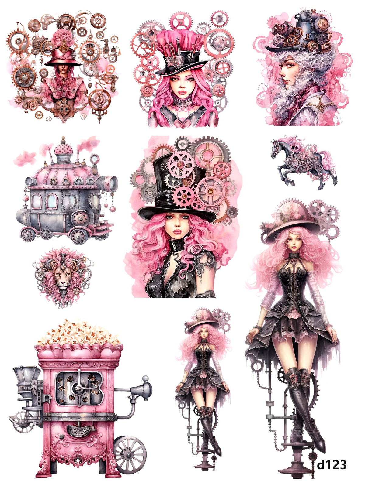 3D embossed stickers (A5 size, 15cm*20cm)