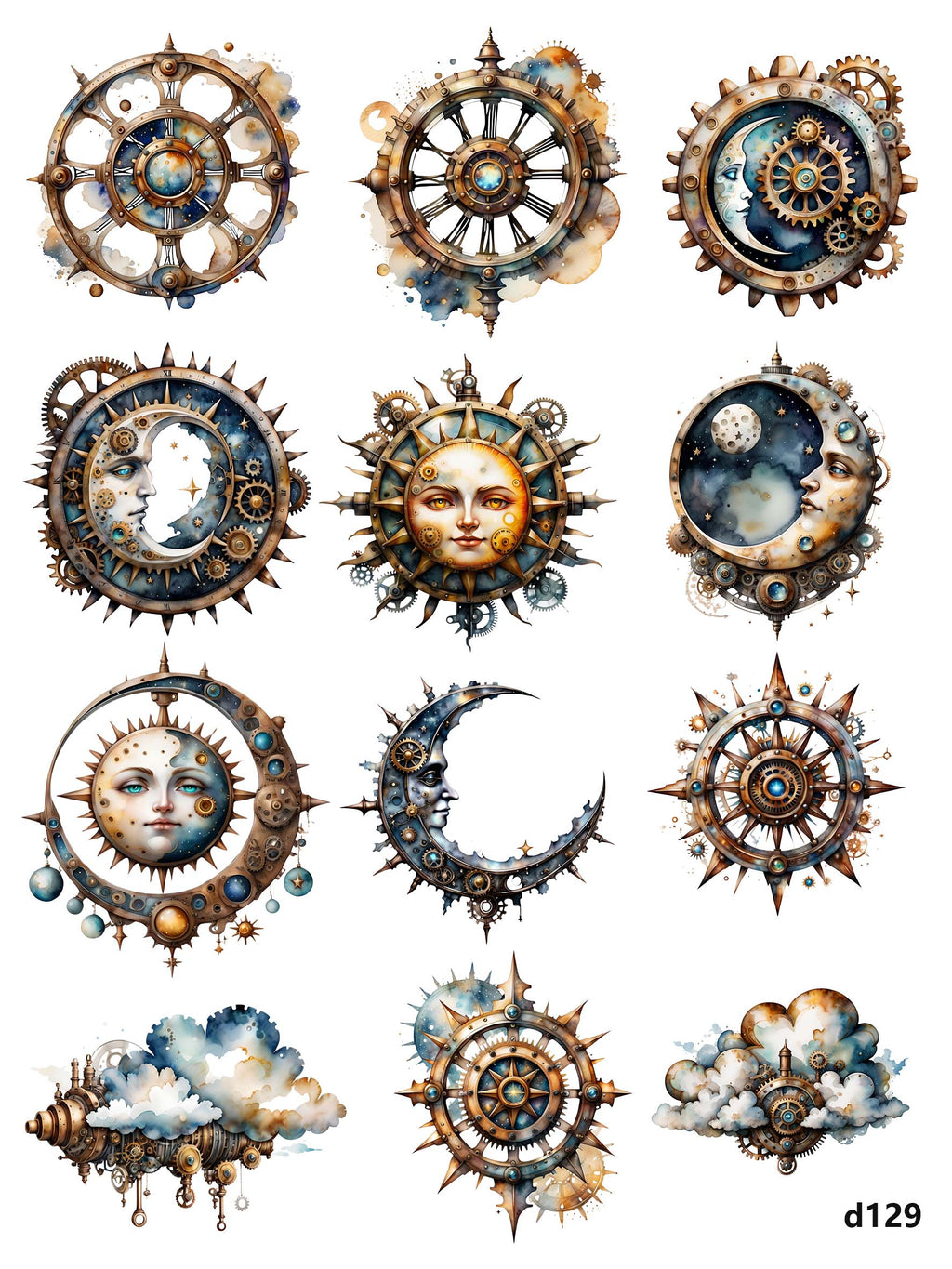 3D embossed stickers (A5 size, 15cm*20cm)