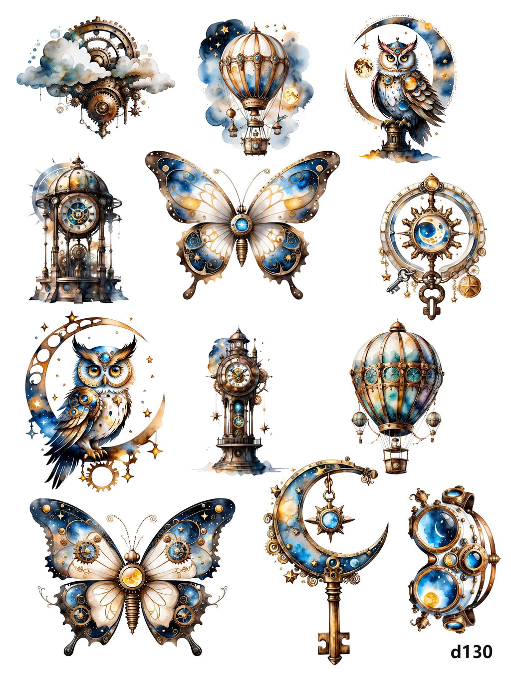 3D embossed stickers (A5 size, 15cm*20cm)