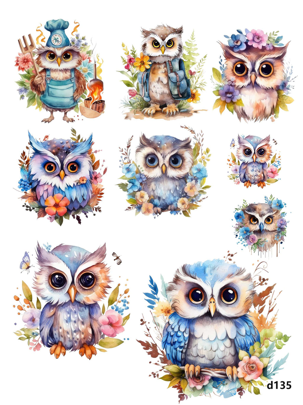 3D embossed stickers (A5 size, 15cm*20cm)