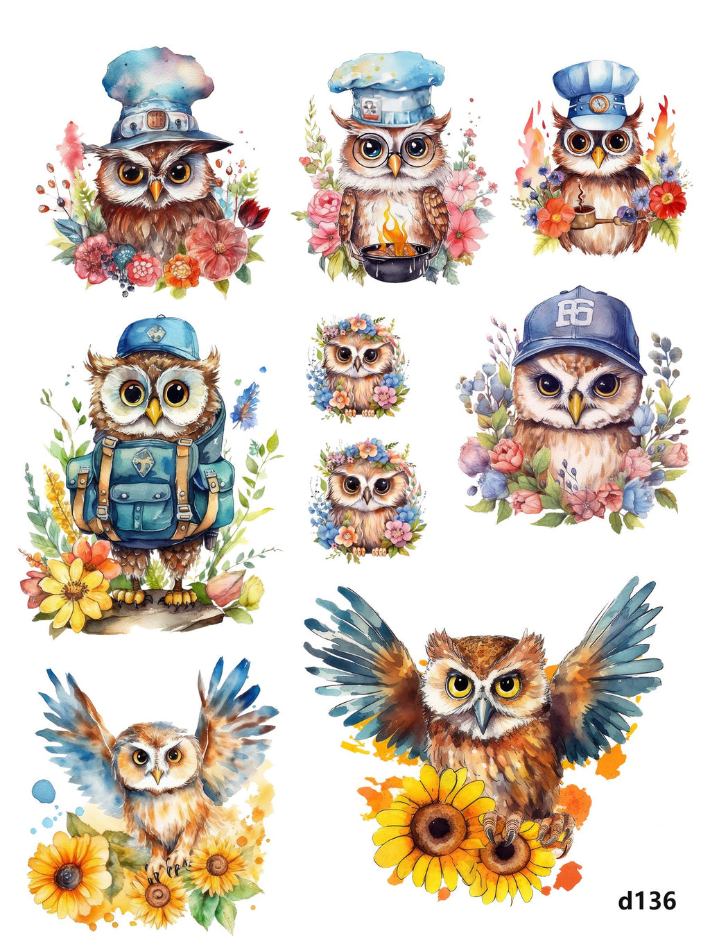 3D embossed stickers (A5 size, 15cm*20cm)