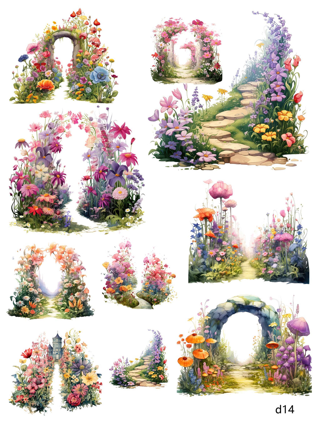 3D embossed stickers (A5 size, 15cm*20cm)
